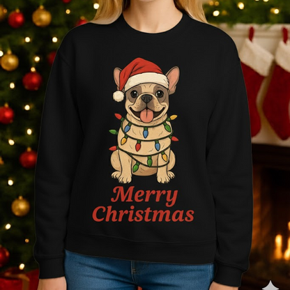Funny French Bulldog Christmas Sweatshirt