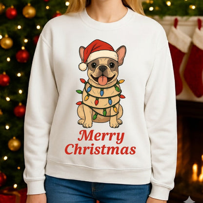Funny French Bulldog Christmas Sweatshirt