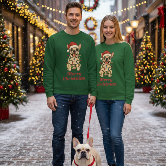Funny French Bulldog Christmas Sweatshirt