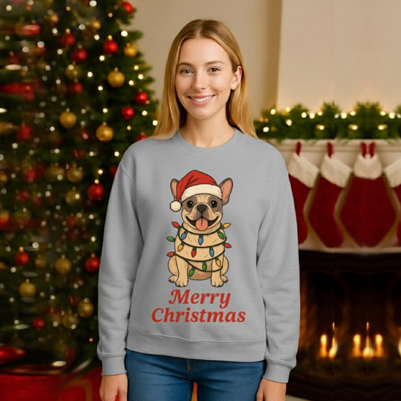 Funny French Bulldog Christmas Sweatshirt