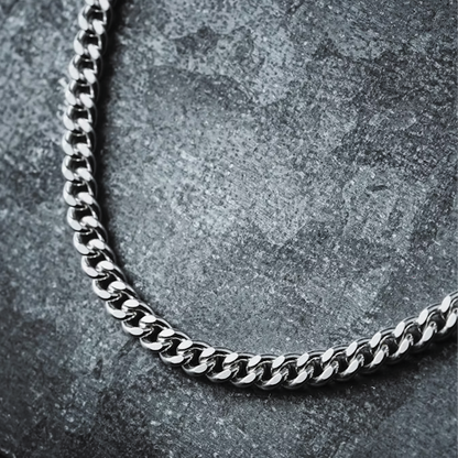 To My Soulmate Cuban Link Chain (Stainless Steel and Yellow Gold)