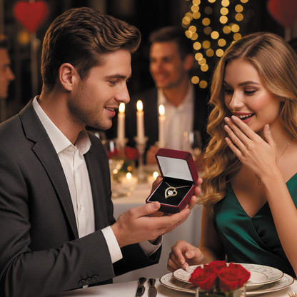 To My Wife Forever Love Necklace in Luxury or Standard Black & White Box