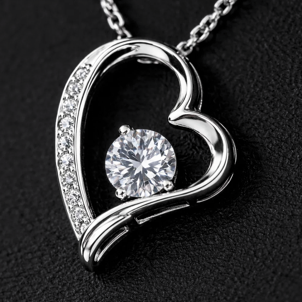 Father-Daughter - To My Daughter Forever Love Necklace in Luxury and Black & White Standard Box
